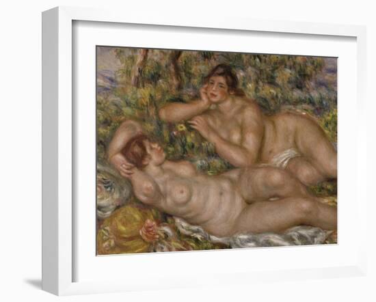 The Bathers, c.1918-Pierre-Auguste Renoir-Framed Giclee Print