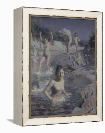 The Bathers; La Baignade-Etienne Alphonse Dinet-Framed Premier Image Canvas