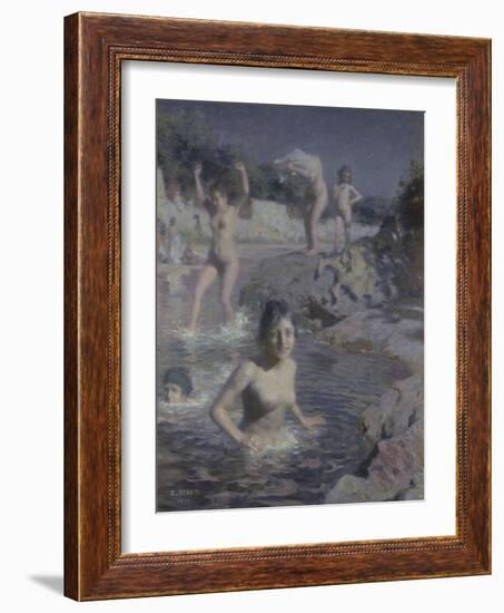 The Bathers; La Baignade-Etienne Alphonse Dinet-Framed Giclee Print