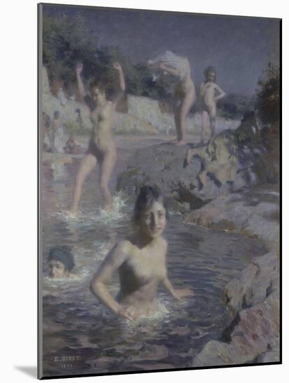 The Bathers; La Baignade-Etienne Alphonse Dinet-Mounted Giclee Print