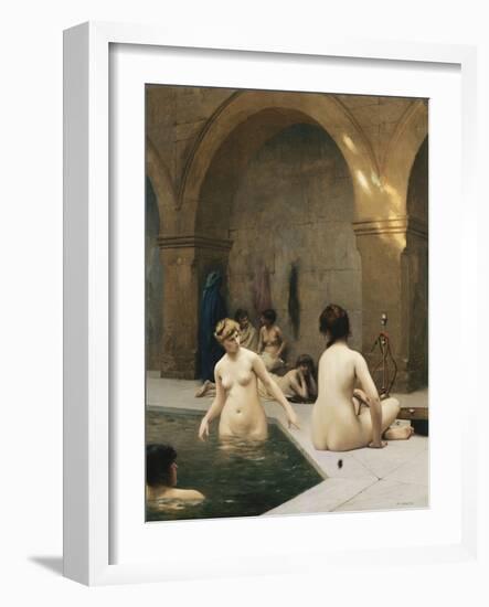 The Bathers; the Baigneuses, C.1889-Jean Leon Gerome-Framed Giclee Print