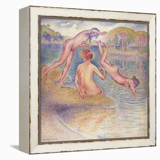 The Bathers (The Joyful Bathing); Les Baigneuses (La Joyeuse Baignade), 1899-1902-Henri Edmond Cross-Framed Premier Image Canvas