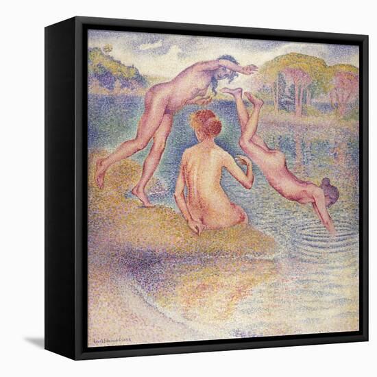 The Bathers (The Joyful Bathing); Les Baigneuses (La Joyeuse Baignade), 1899-1902-Henri Edmond Cross-Framed Premier Image Canvas