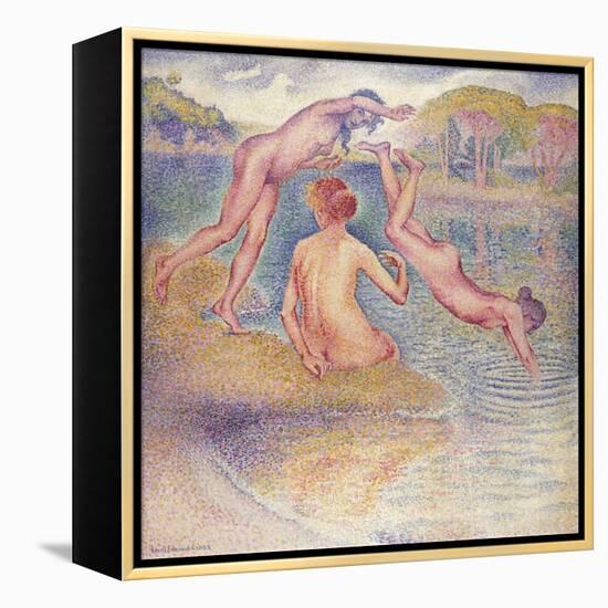 The Bathers (The Joyful Bathing); Les Baigneuses (La Joyeuse Baignade), 1899-1902-Henri Edmond Cross-Framed Premier Image Canvas