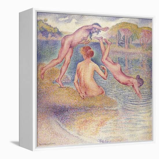 The Bathers (The Joyful Bathing); Les Baigneuses (La Joyeuse Baignade), 1899-1902-Henri Edmond Cross-Framed Premier Image Canvas