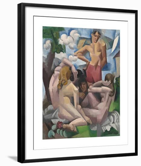 The Bathers-Roger De La Fresnaye-Framed Premium Giclee Print