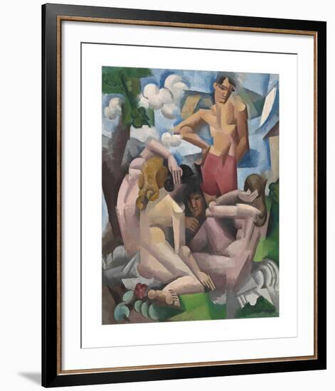 The Bathers-Roger De La Fresnaye-Framed Premium Giclee Print
