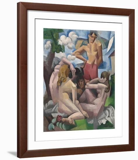 The Bathers-Roger De La Fresnaye-Framed Premium Giclee Print