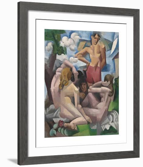 The Bathers-Roger De La Fresnaye-Framed Premium Giclee Print