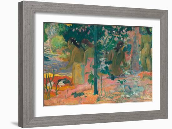 The Bathers-Paul Gauguin-Framed Art Print