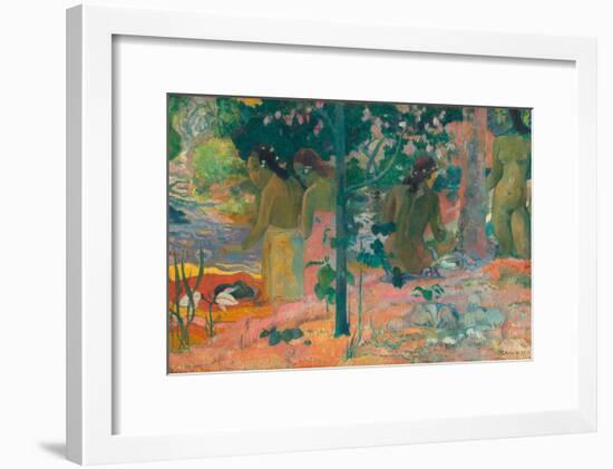 The Bathers-Paul Gauguin-Framed Art Print