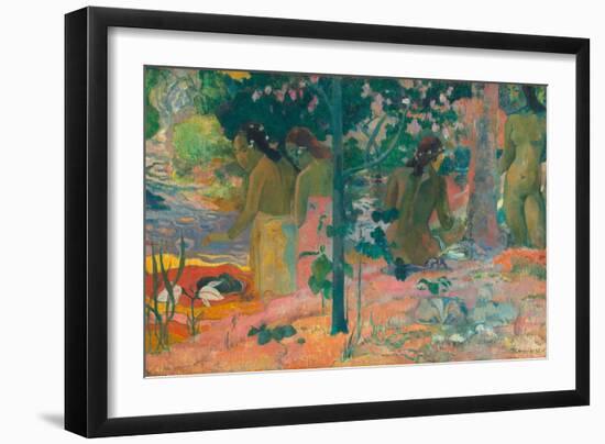 The Bathers-Paul Gauguin-Framed Art Print