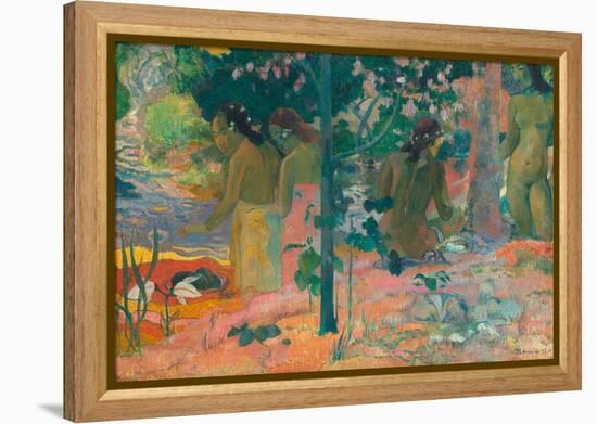 The Bathers-Paul Gauguin-Framed Stretched Canvas