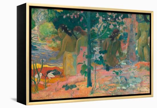 The Bathers-Paul Gauguin-Framed Stretched Canvas