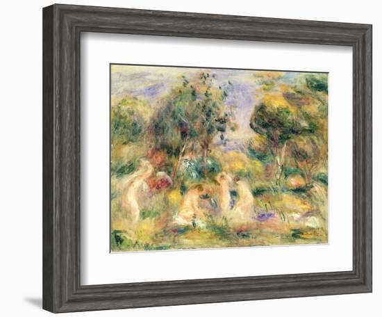 The Bathers-Pierre-Auguste Renoir-Framed Giclee Print