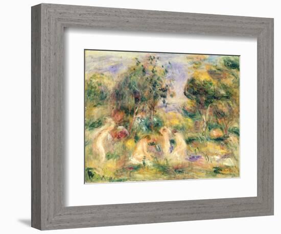 The Bathers-Pierre-Auguste Renoir-Framed Giclee Print