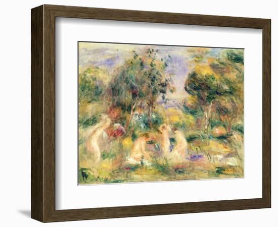 The Bathers-Pierre-Auguste Renoir-Framed Giclee Print