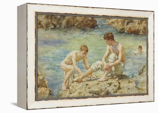 The Bathers-Henry Scott Tuke-Framed Premier Image Canvas