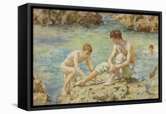 The Bathers-Henry Scott Tuke-Framed Premier Image Canvas