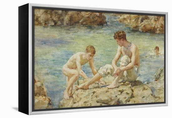 The Bathers-Henry Scott Tuke-Framed Premier Image Canvas