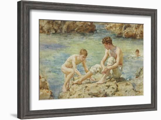 The Bathers-Henry Scott Tuke-Framed Giclee Print