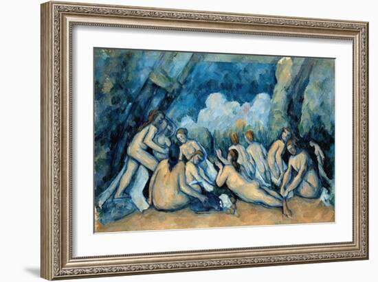 The Bathers-Paul Cézanne-Framed Giclee Print