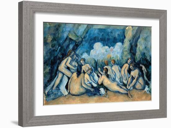 The Bathers-Paul Cézanne-Framed Giclee Print