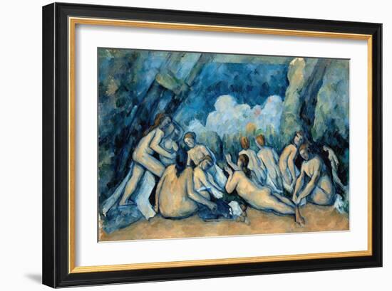 The Bathers-Paul Cézanne-Framed Giclee Print