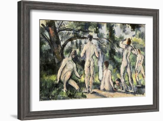 The Bathers-Paul Cézanne-Framed Giclee Print