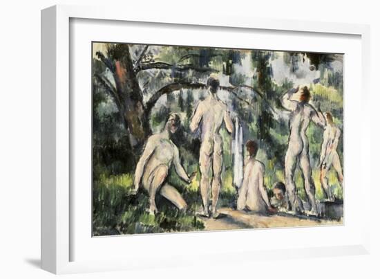 The Bathers-Paul Cézanne-Framed Giclee Print