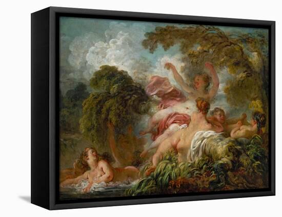 The Bathers-Jean-Honoré Fragonard-Framed Premier Image Canvas