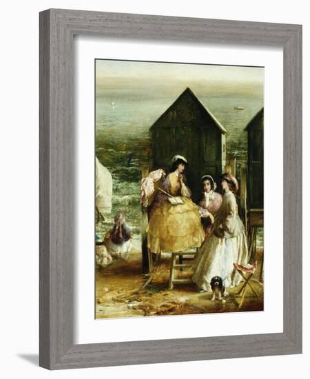 The Bathing Hut-Charles James Lewis-Framed Giclee Print