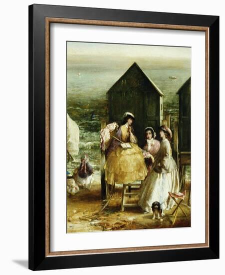 The Bathing Hut-Charles James Lewis-Framed Giclee Print