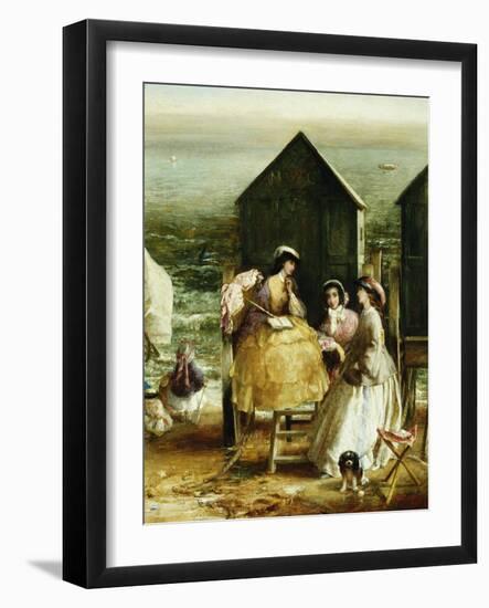 The Bathing Hut-Charles James Lewis-Framed Giclee Print