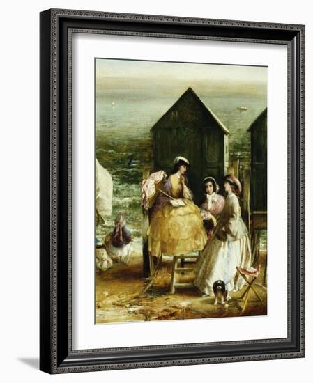 The Bathing Hut-Charles James Lewis-Framed Giclee Print