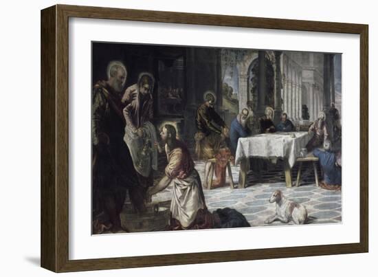 The Bathing-Jacopo Robusti Tintoretto-Framed Giclee Print