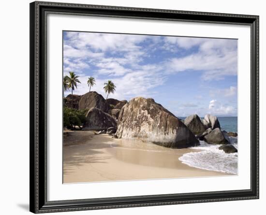 The Baths, Large Granite Boulders, Virgin Gorda, British Virgin Islands, West Indies, Caribbean-Donald Nausbaum-Framed Photographic Print