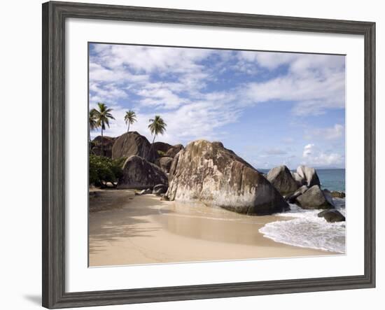 The Baths, Large Granite Boulders, Virgin Gorda, British Virgin Islands, West Indies, Caribbean-Donald Nausbaum-Framed Photographic Print