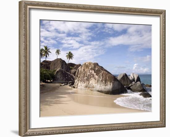 The Baths, Large Granite Boulders, Virgin Gorda, British Virgin Islands, West Indies, Caribbean-Donald Nausbaum-Framed Photographic Print