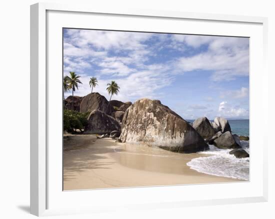 The Baths, Large Granite Boulders, Virgin Gorda, British Virgin Islands, West Indies, Caribbean-Donald Nausbaum-Framed Photographic Print