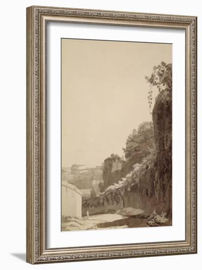 The Baths of Caracalla, 1781-Francis Towne-Framed Giclee Print