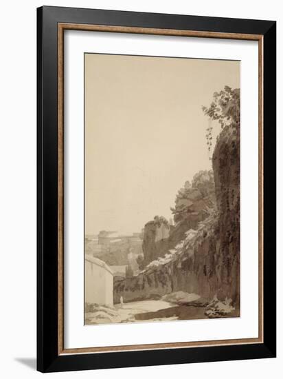 The Baths of Caracalla, 1781-Francis Towne-Framed Giclee Print