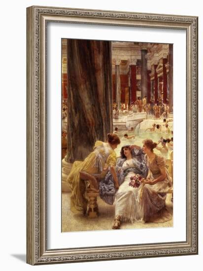 The Baths of Caracalla-Sir Lawrence Alma-Tadema-Framed Giclee Print