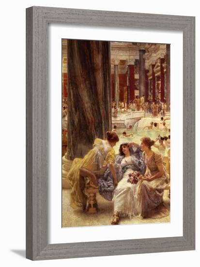 The Baths of Caracalla-Sir Lawrence Alma-Tadema-Framed Giclee Print