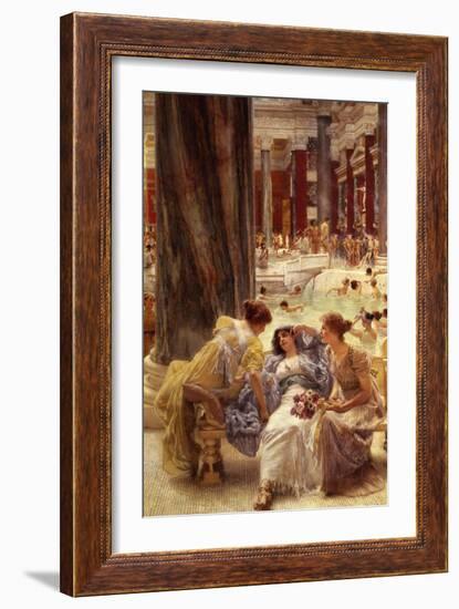 The Baths of Caracalla-Sir Lawrence Alma-Tadema-Framed Giclee Print