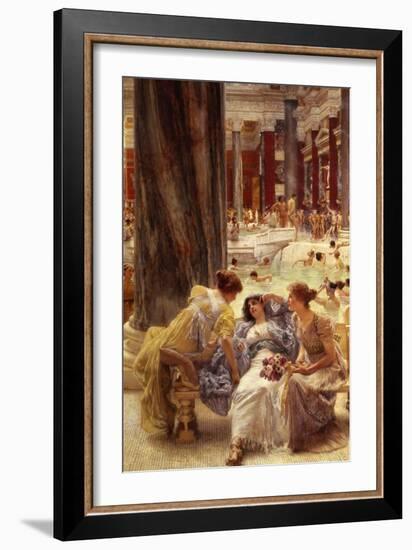 The Baths of Caracalla-Sir Lawrence Alma-Tadema-Framed Giclee Print