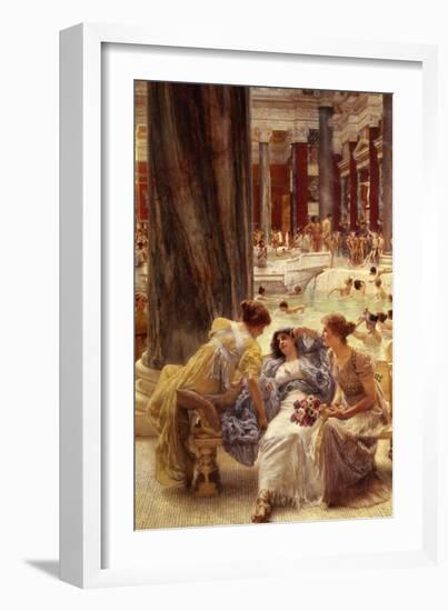 The Baths of Caracalla-Sir Lawrence Alma-Tadema-Framed Giclee Print