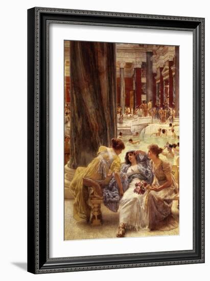 The Baths of Caracalla-Sir Lawrence Alma-Tadema-Framed Giclee Print