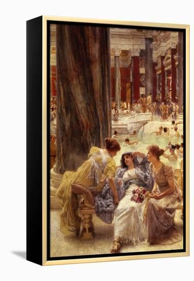 The Baths of Caracalla-Sir Lawrence Alma-Tadema-Framed Premier Image Canvas