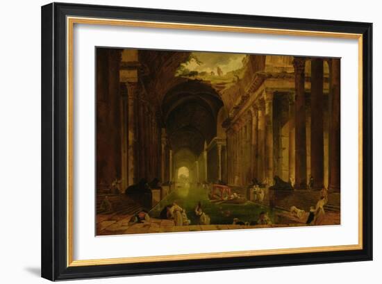 The Baths-Hubert Robert-Framed Giclee Print